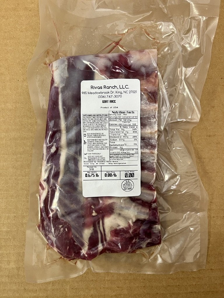 Rivas Ranch labeled pack of grass-fed beef