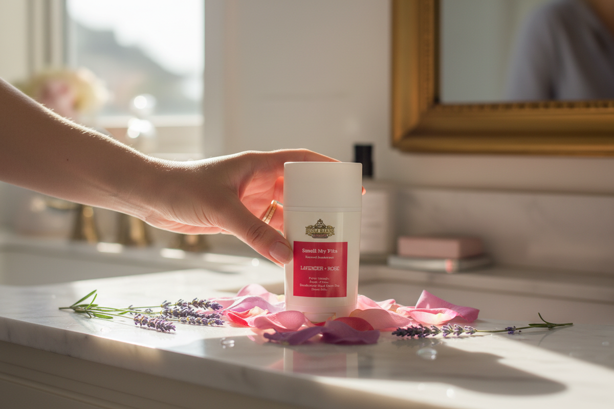 Lavender Rose Deodorant Lifestyle