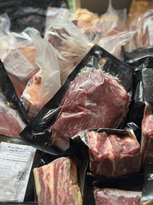 By-the-Pound beef share: vacuum-packed cuts from one animal