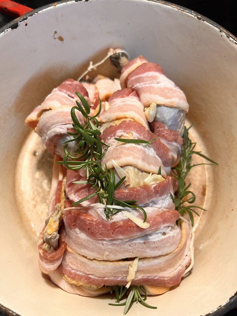 Pasture-raised pork roast from Rivas Ranch